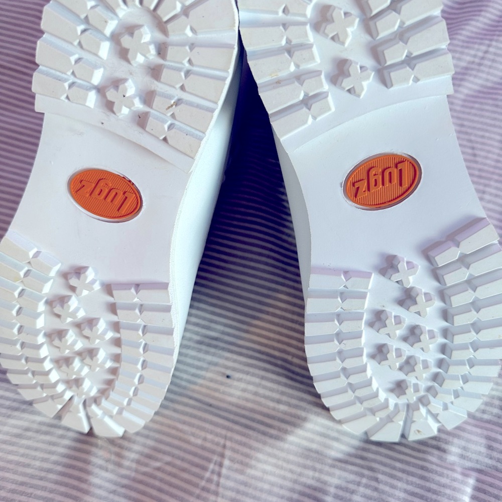 ⭐️LUGZ BOOTS, Sz. 10/41, White Leather, So Cute for the Cold!! EUC! ❄️ - Picture 14 of 15